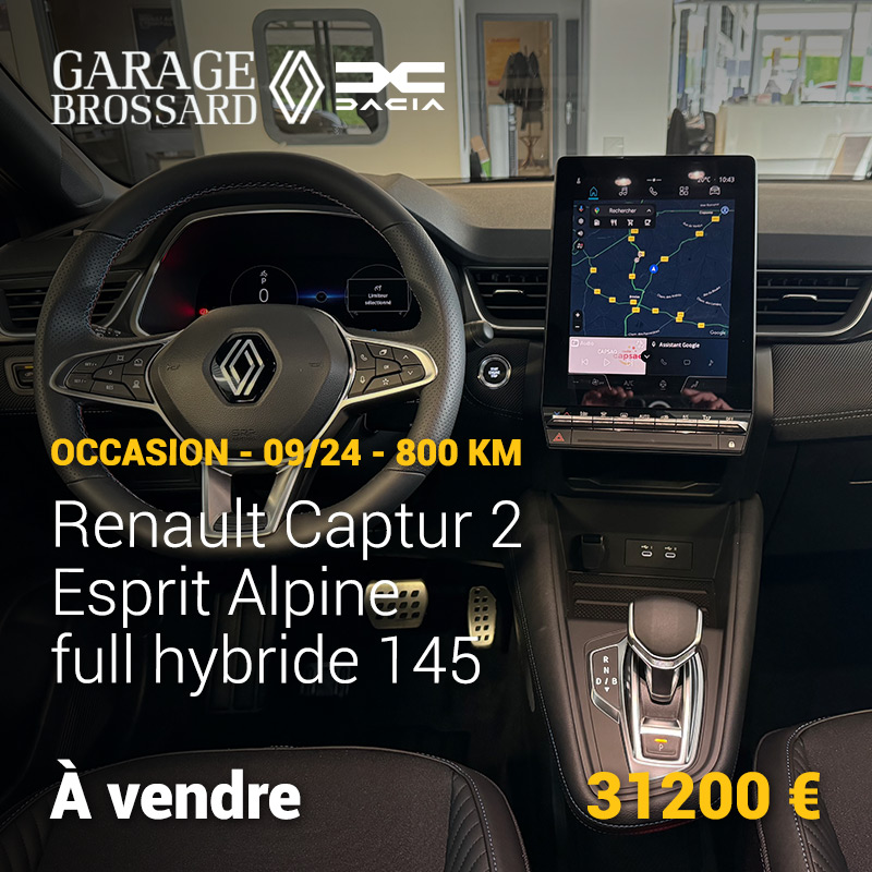 Renault Captur 2 Esprit Alpine full hybride 145 à vendre